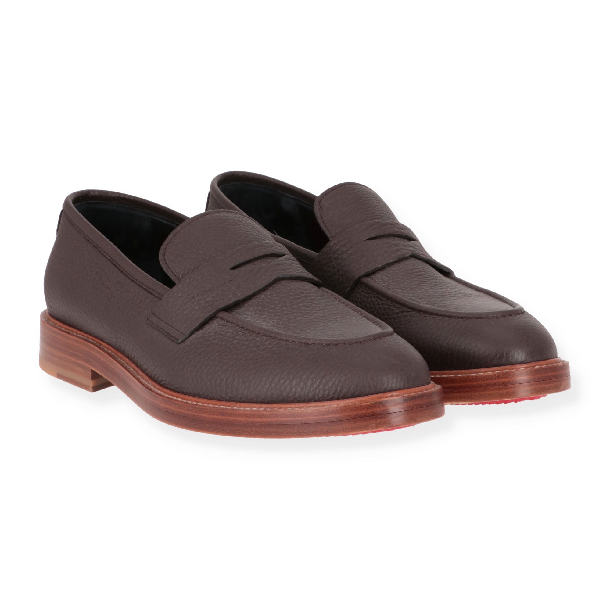 Isaia Mens Brown Loafer