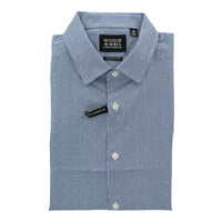 Scotch & Soda Mens Navy/White Dress Shirt Navy White