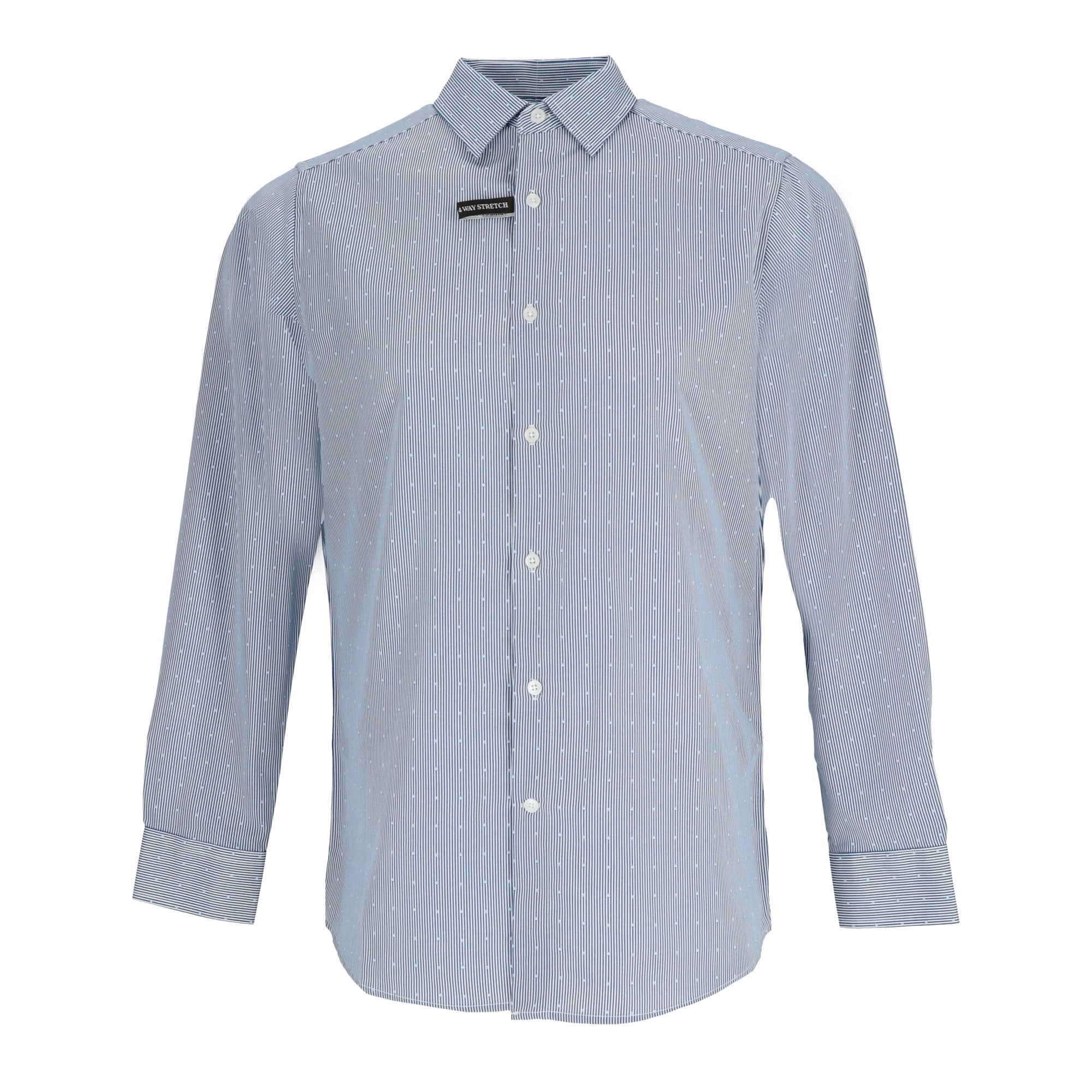 Scotch & Soda Mens Navy/White Dress Shirt
