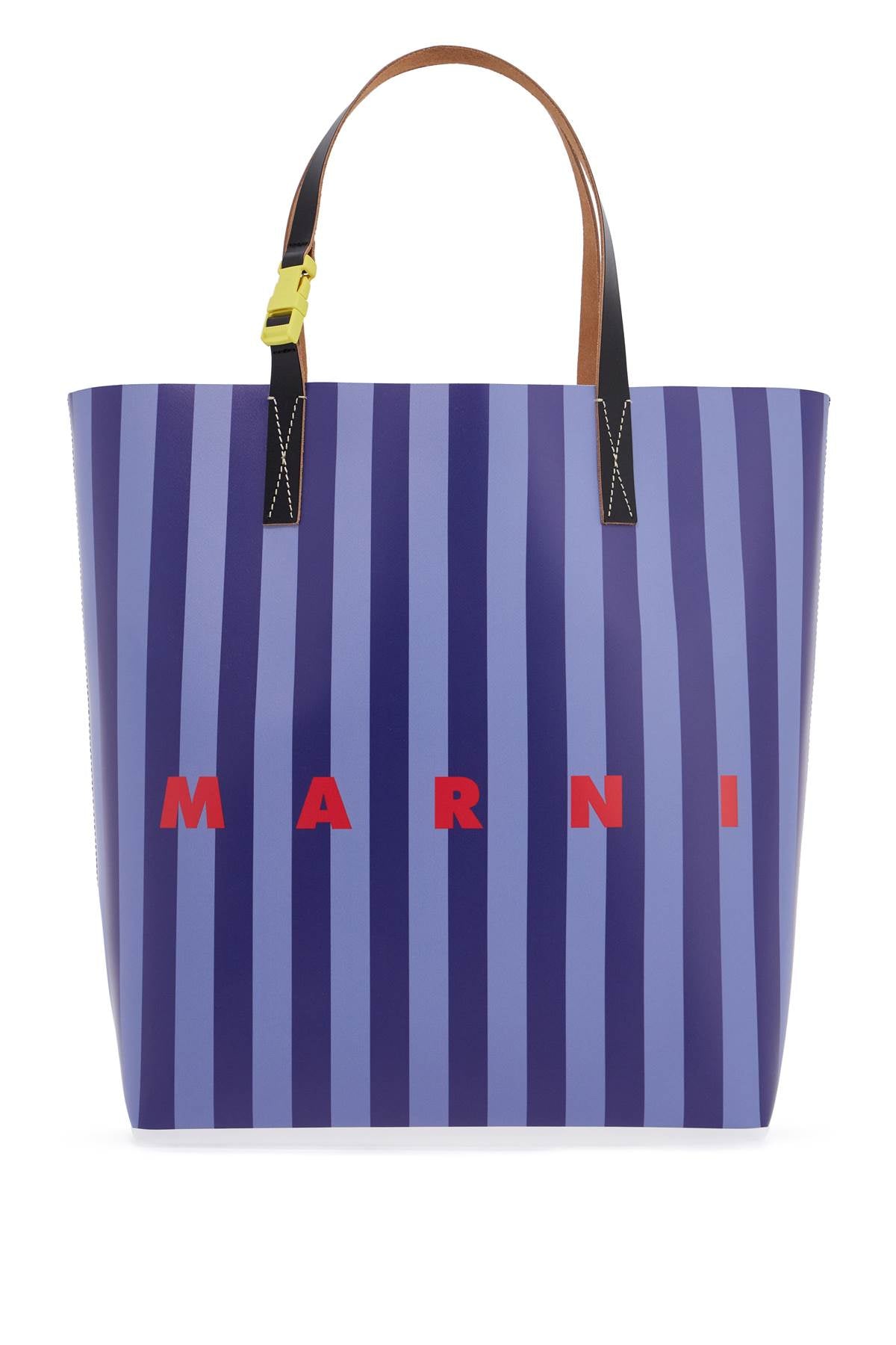 Marni Men's Striped Tribeca Tote Bag Blue