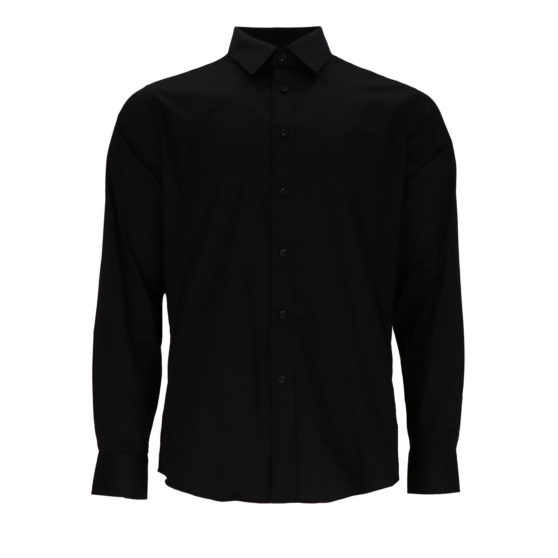 Scotch & Soda Mens Black Dress Shirt