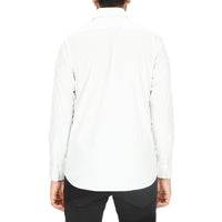 Scotch & Soda Mens White/Green Dress Shirt