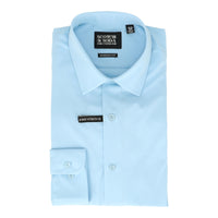 Scotch & Soda Mens Light Blue Dress Shirt Light Blue