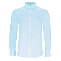 Scotch & Soda Mens Light Blue Dress Shirt