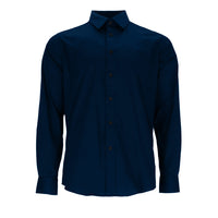 Scotch & Soda Mens Navy Dress Shirt