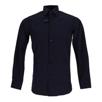 Scotch & Soda Mens Navy Multi Dress Shirt