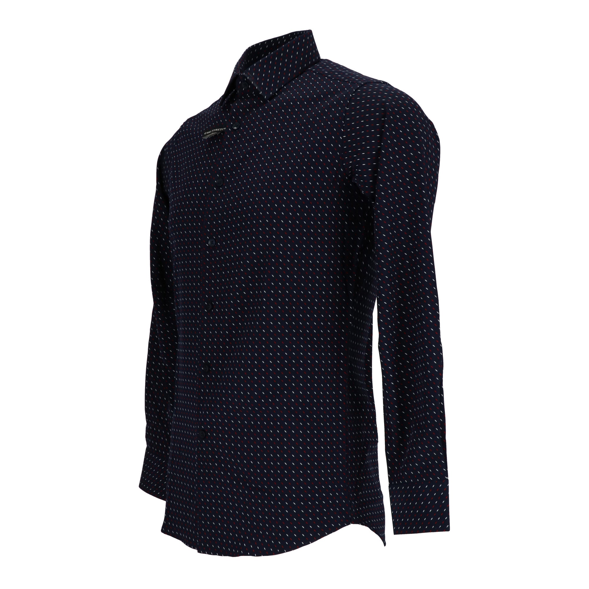 Scotch & Soda Mens Navy Multi Dress Shirt