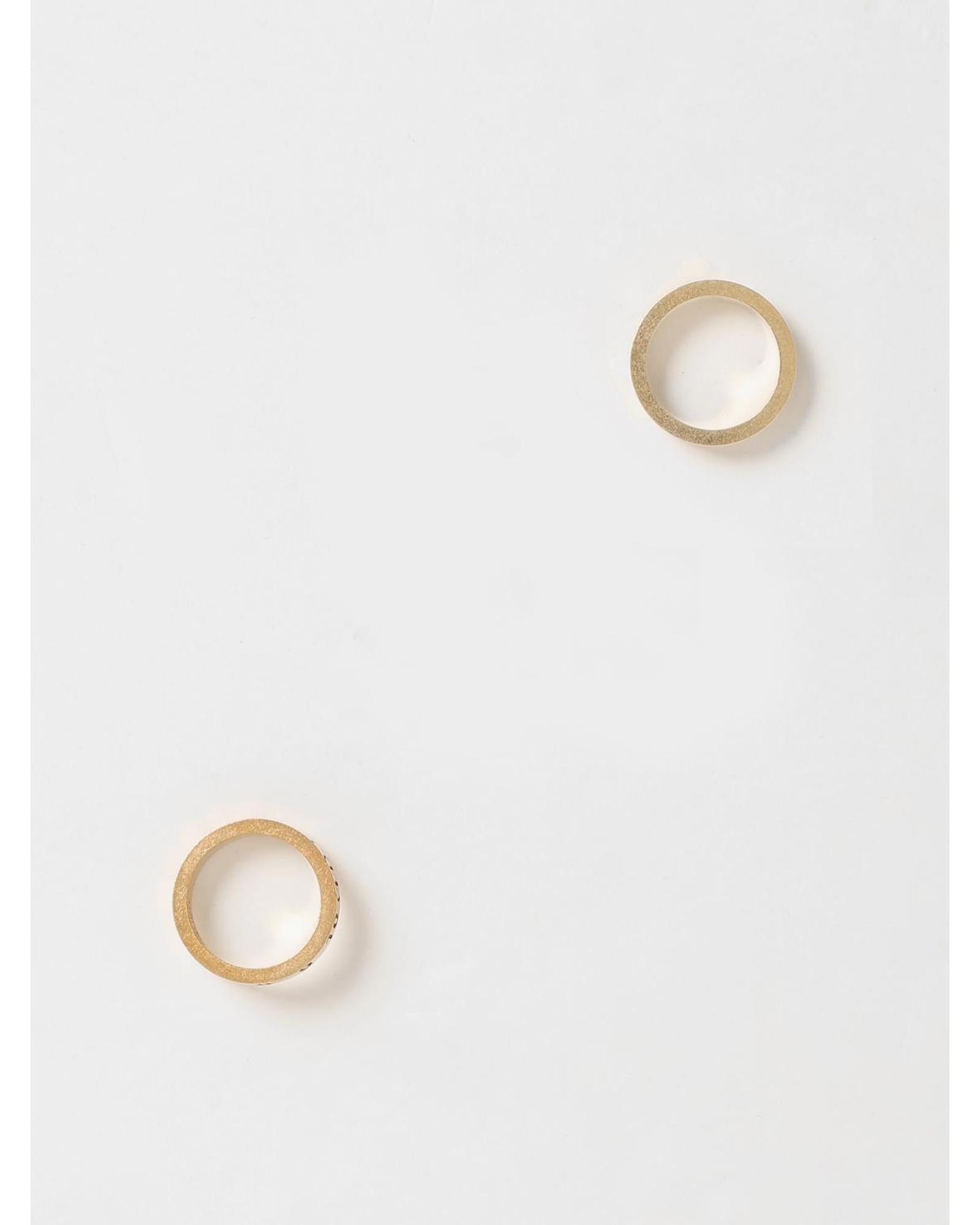 Maison Margiela TwoRing Set Women Gold Jewelry