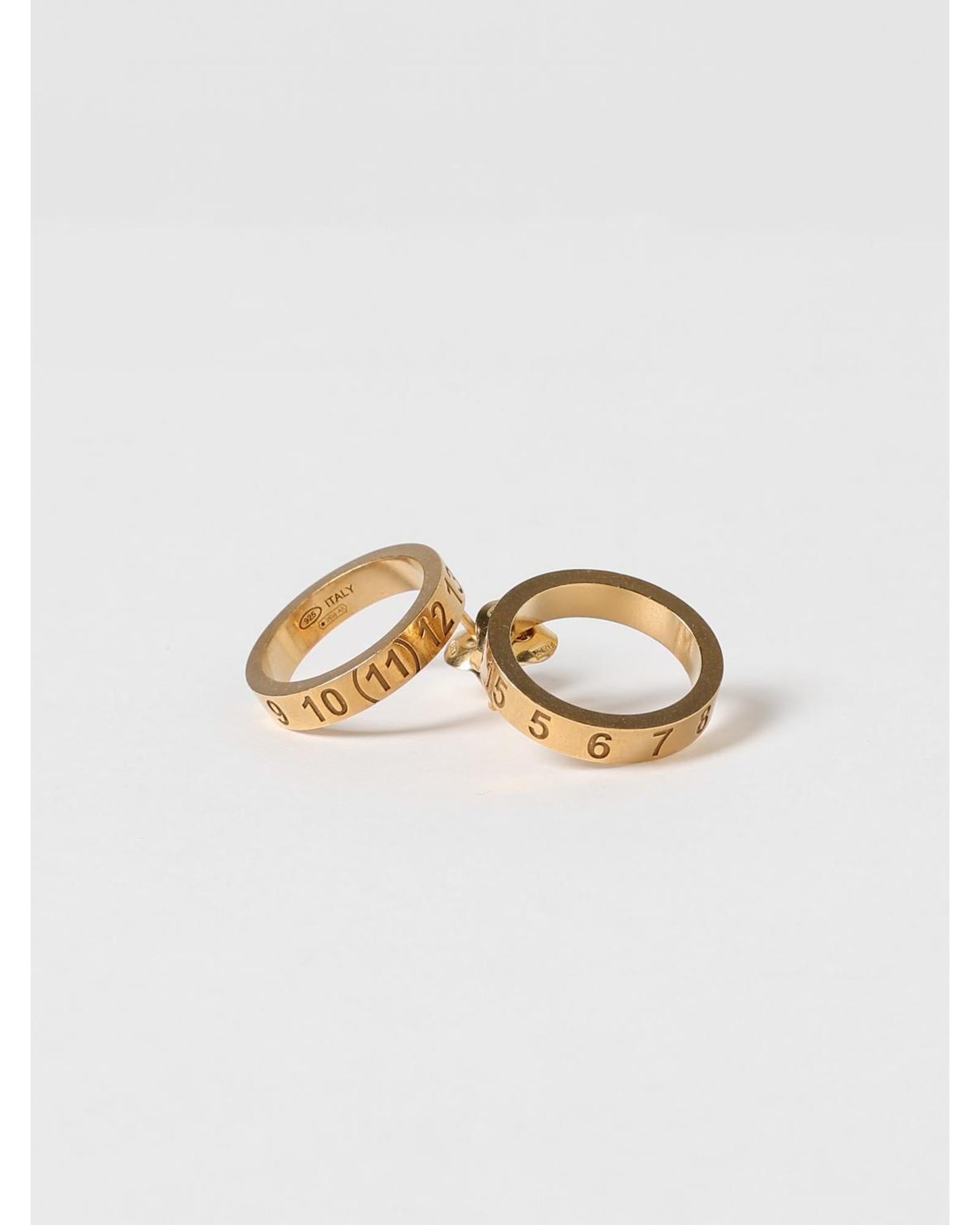 Maison Margiela TwoRing Set Women Gold Jewelry