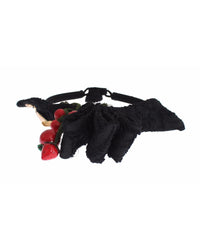 Dolce & Gabbana Dolce Gabbana Headband Black Pepper Bow Women Hair Accessories