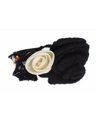Dolce & Gabbana Dolce Gabbana Headband Floral Hair Accessory Women Black Hair Accessories