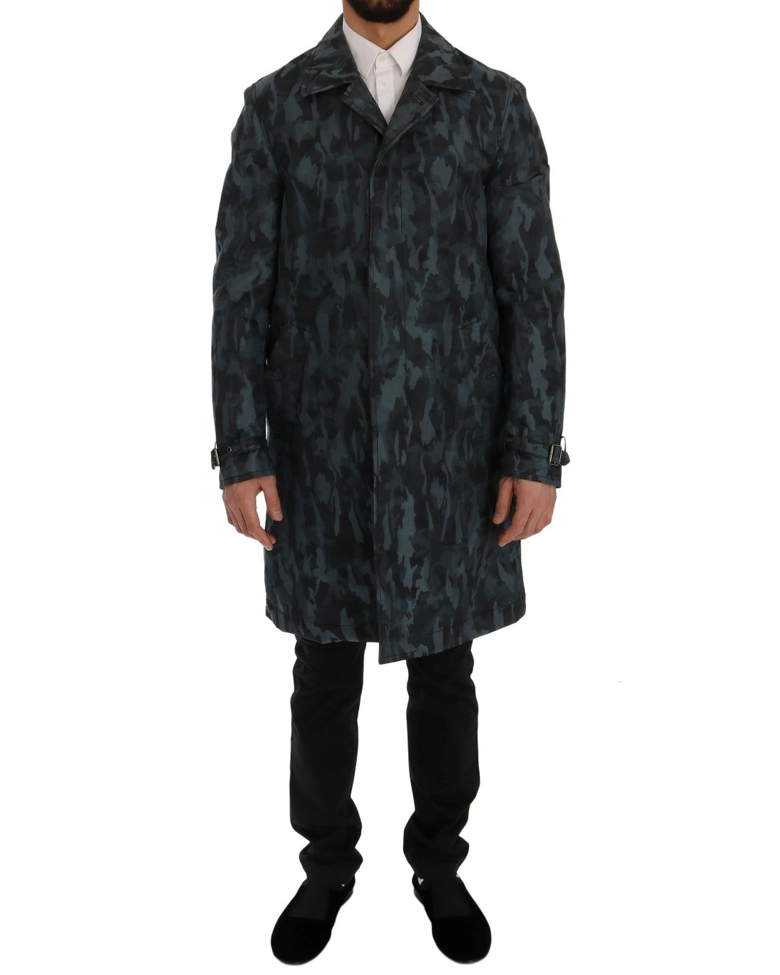Dolce & Gabbana Men's Camouflage Print Coat