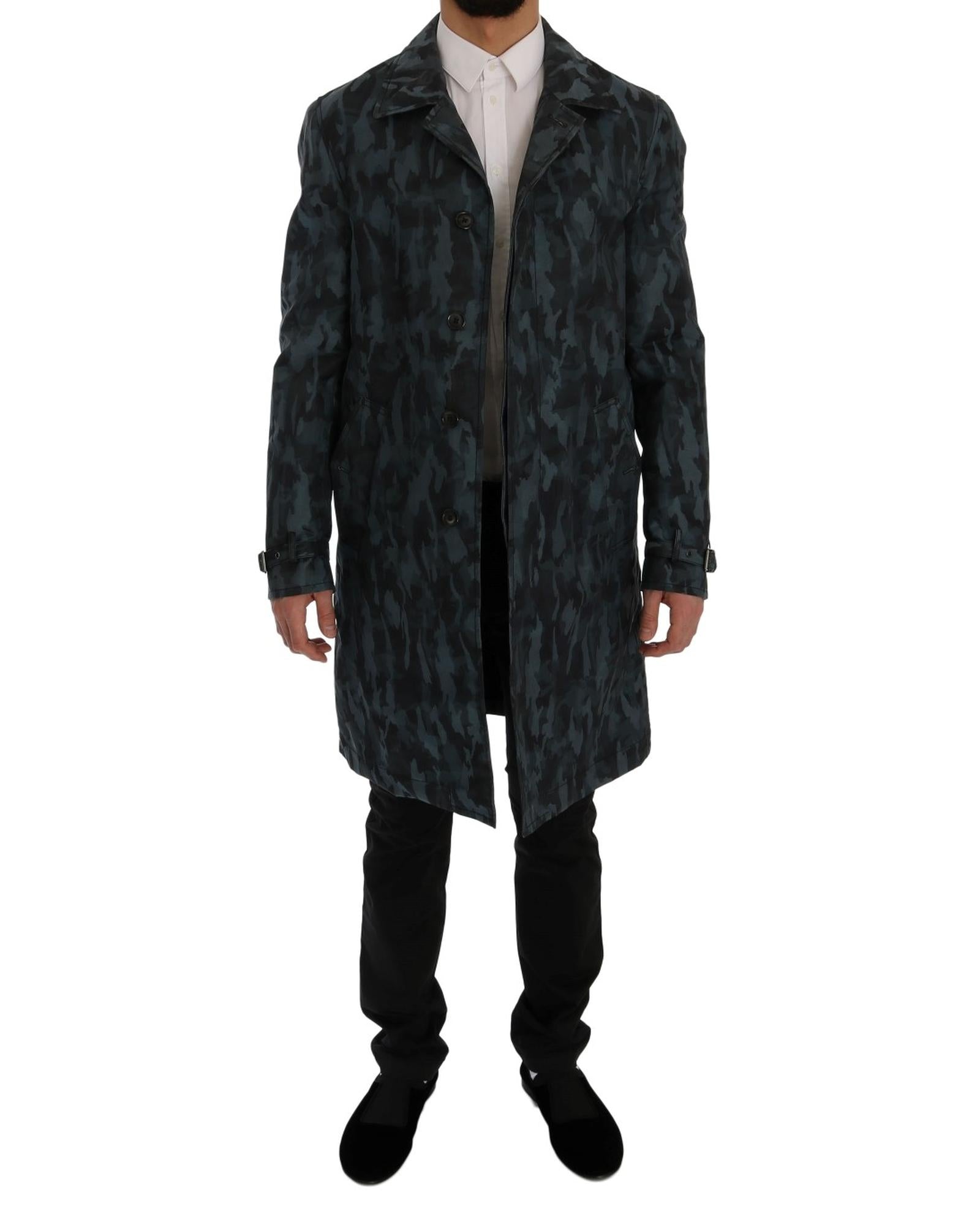 Dolce & Gabbana Men's Camouflage Print Coat