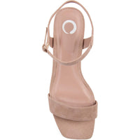 Beyla Womens Padded Insole Square Toe Pumps