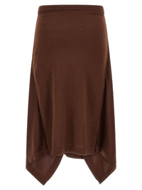 LEMAIRE Lemaire Women Button Asymmetrical Skirt