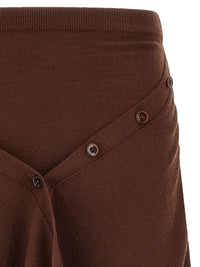 LEMAIRE Lemaire Women Button Asymmetrical Skirt