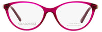 Swarovski Oval Eyeglasses SK5415 066 Red/Gold 53mm