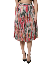 Dolce & Gabbana Floral Pleated Midi Skirt Women Multicolor Multicolor