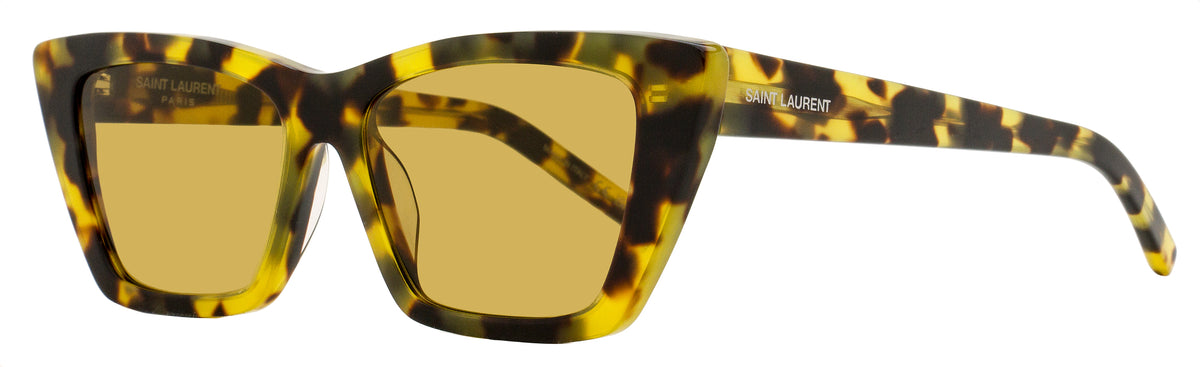 Saint Laurent Mica Sunglasses SL 276 037 Havana 53mm YSL Havana
