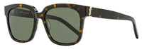 Saint Laurent Square Monogram Sunglasses SL M40 004 Havana 54mm YSL Havana