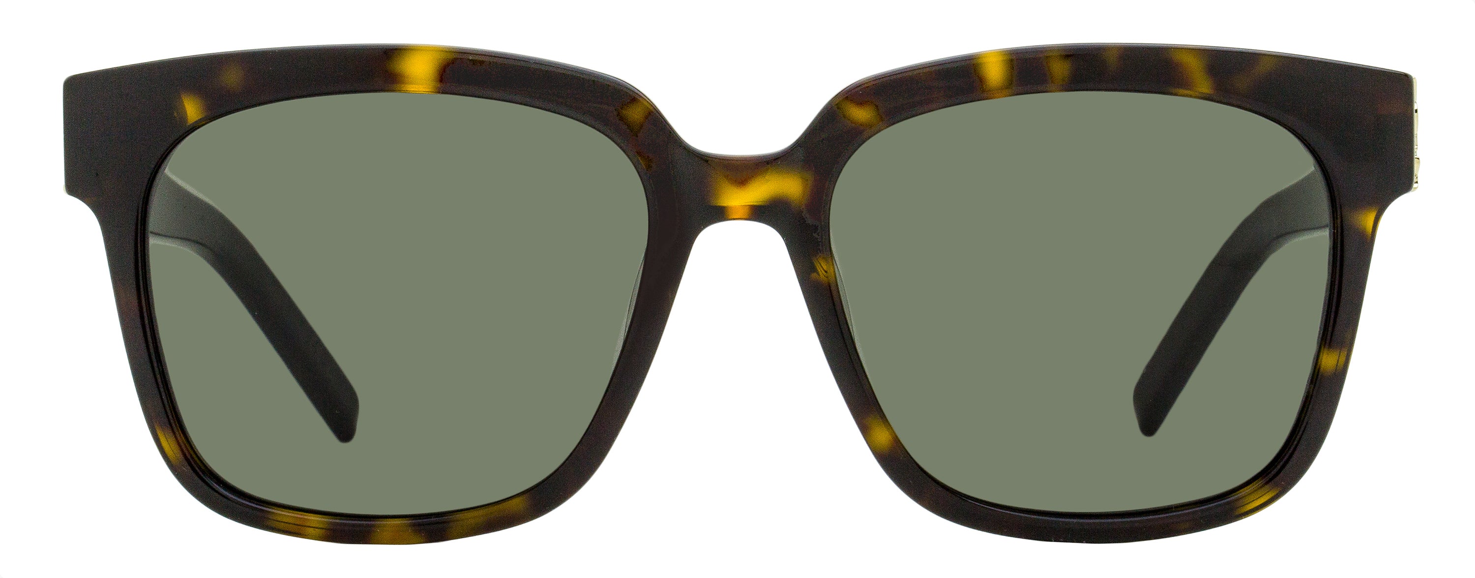 Saint Laurent Square Monogram Sunglasses SL M40 004 Havana 54mm