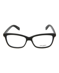 Saint Laurent Saint Laurent Unisex Square/Rectangle Black Black Transparent Fashion Designer Eyewear