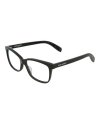 Saint Laurent Saint Laurent Unisex Square/Rectangle Black Black Transparent Fashion Designer Eyewear
