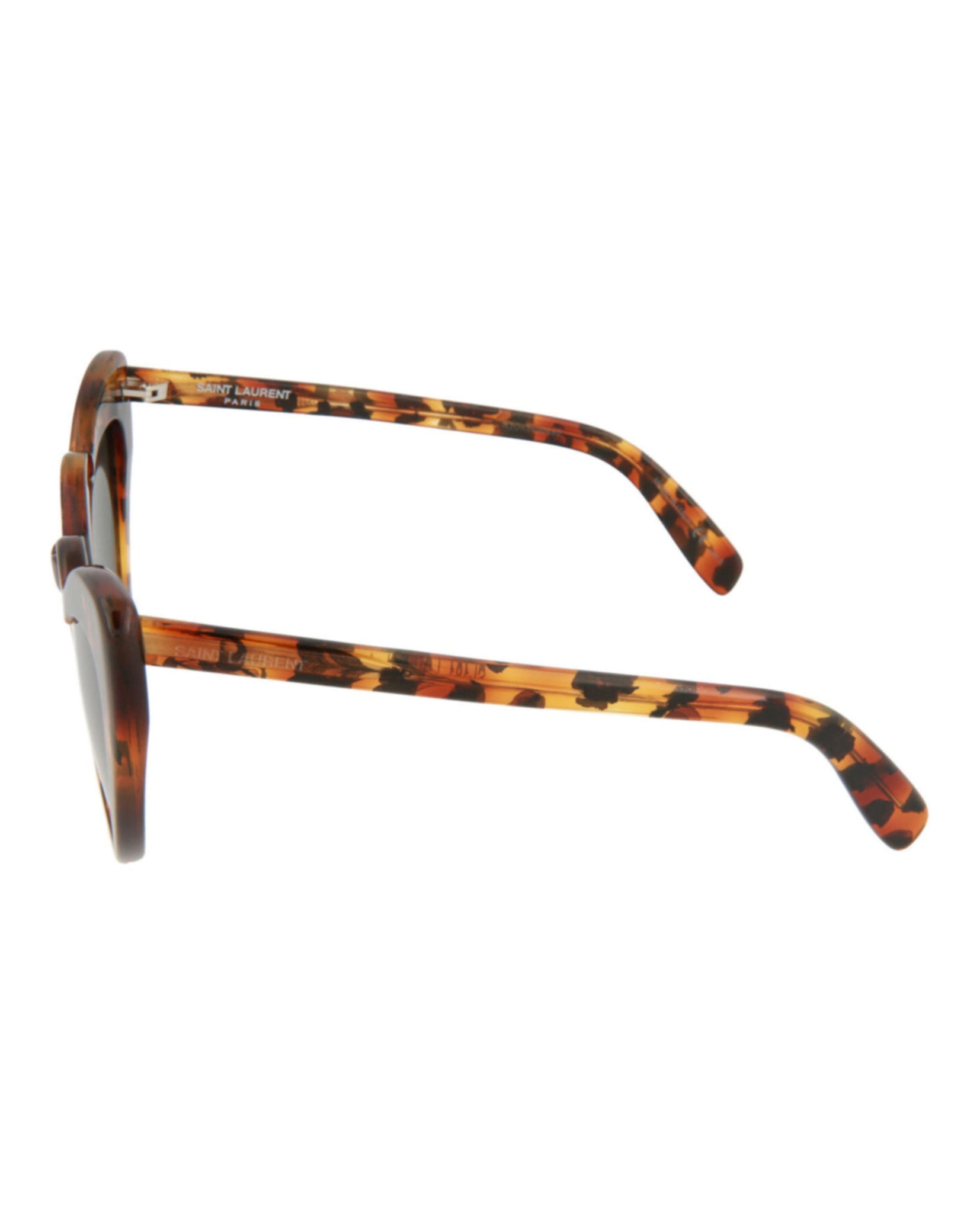 Saint Laurent Womens Cat Eye Havana Havana Grey Fashion Designer Eyewear