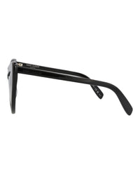 Saint Laurent Saint Laurent Womens Cat Eye Black Black Grey Fashion Designer Eyewear