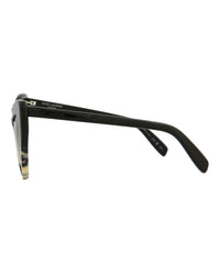 Saint Laurent Saint Laurent Womens Cat Eye Havana Black Fashion Designer Eyewear