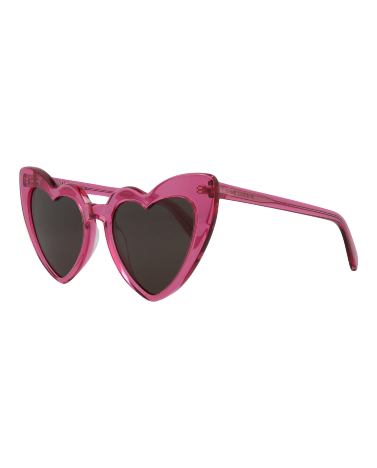 Saint Laurent Saint Laurent Womens Cat Eye Pink Pink Black Fashion Designer Eyewear