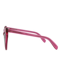 Saint Laurent Saint Laurent Womens Cat Eye Pink Pink Black Fashion Designer Eyewear