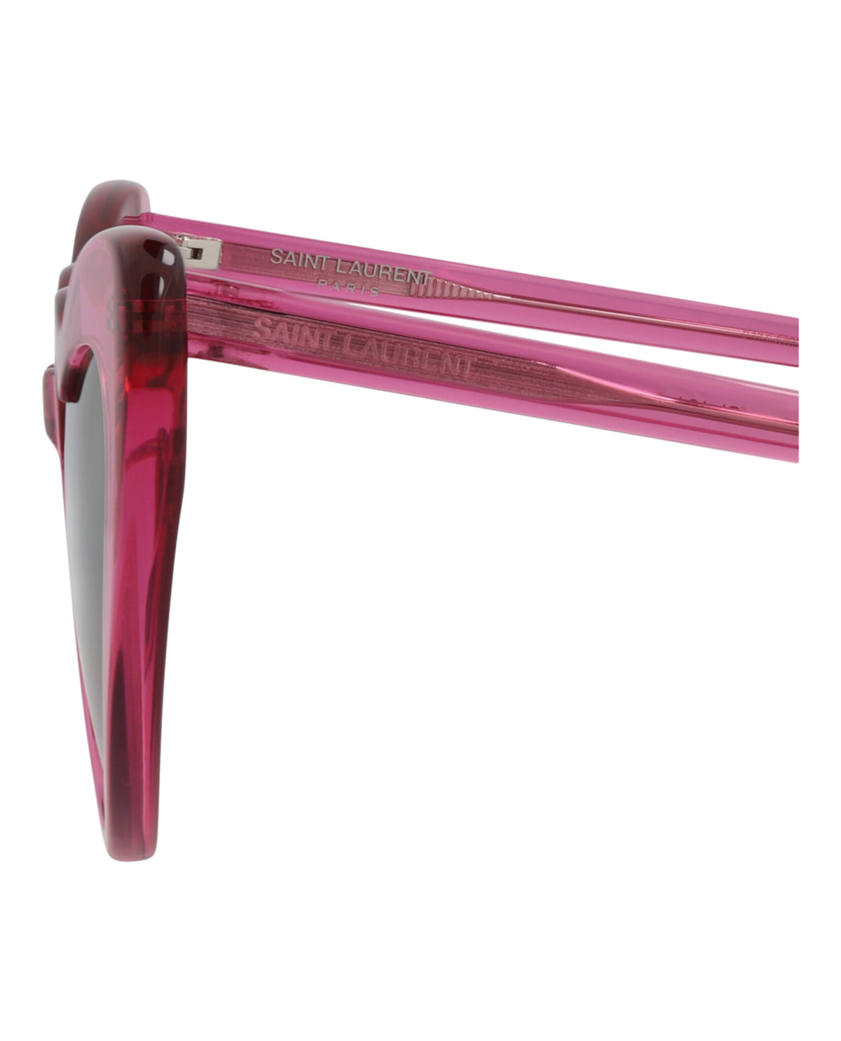 Saint Laurent Saint Laurent Womens Cat Eye Pink Pink Black Fashion Designer Eyewear