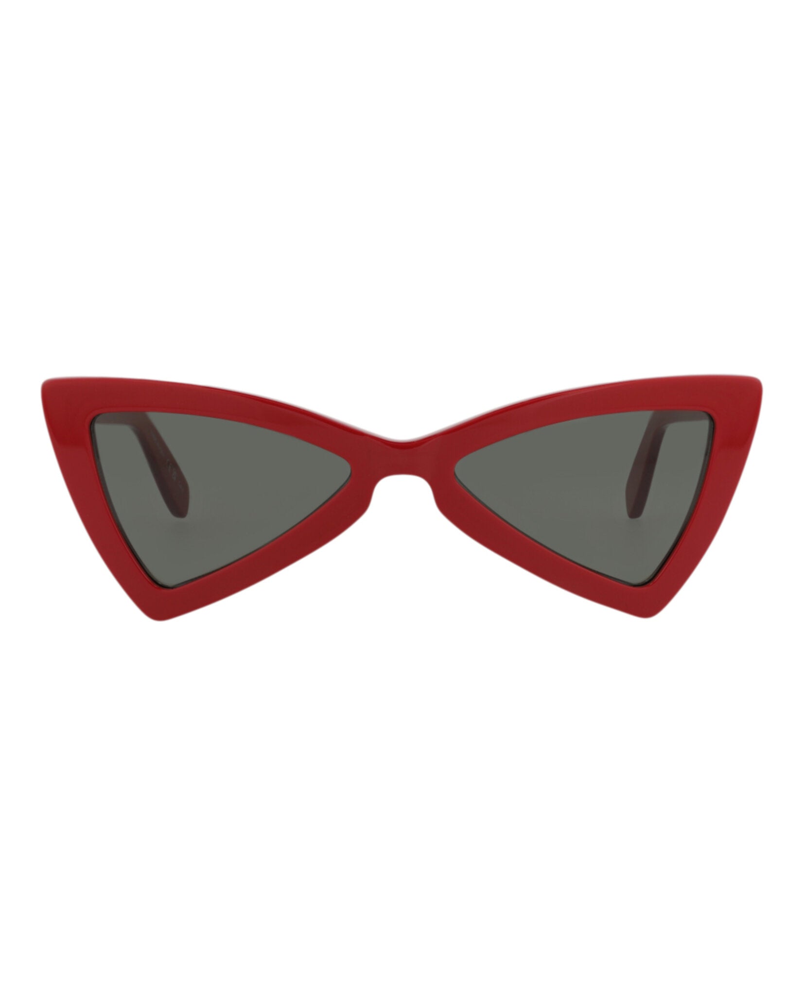 Saint Laurent Womens Cat Eye Red Red Grey Fashion Designer Eyewear