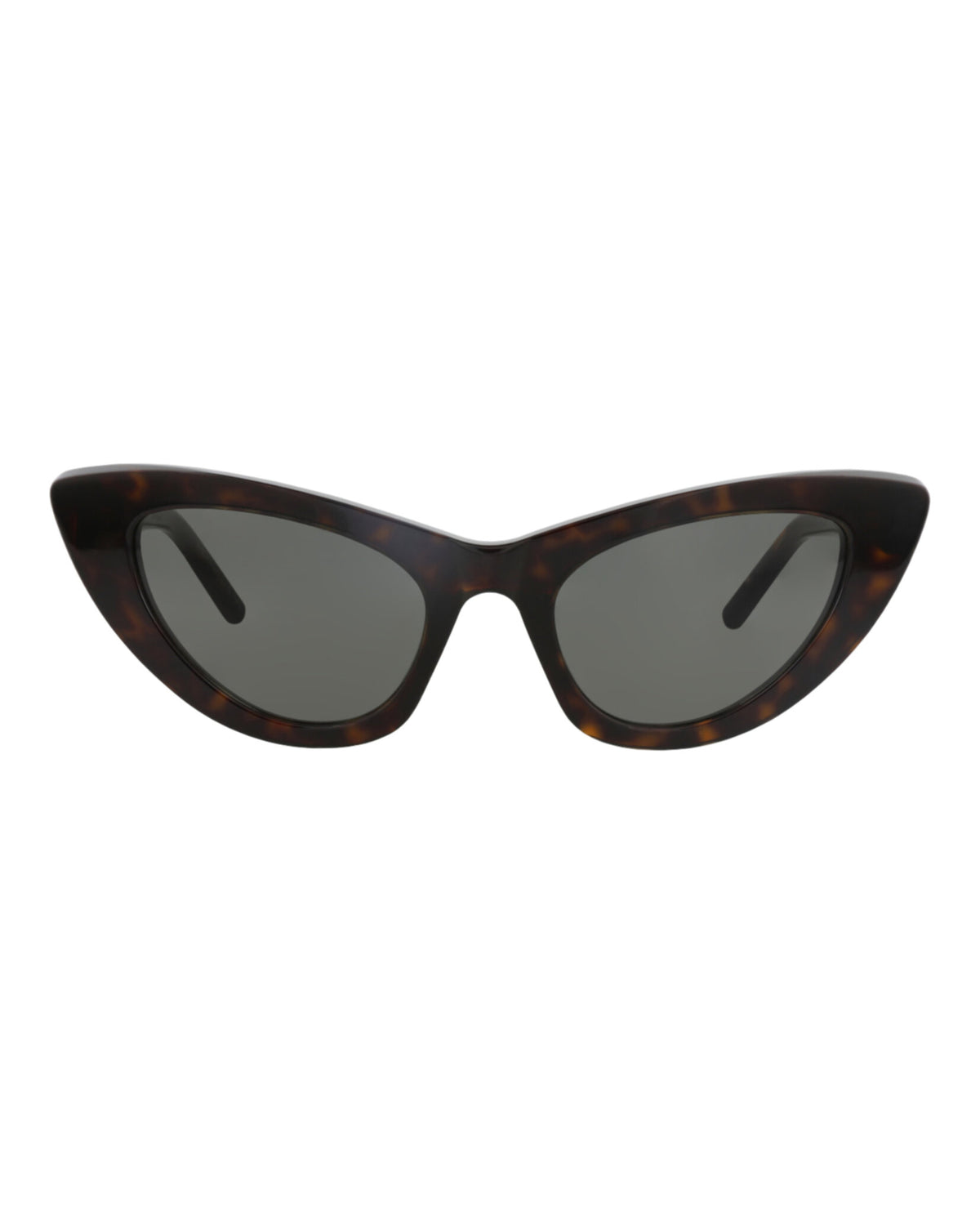 Saint Laurent Womens Cat Eye Havana Havana Grey Fashion Designer Eyewear
