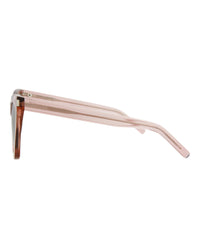 Saint Laurent Womens Cat Eye Pink Pink Brown Fashion Designer Eyewear