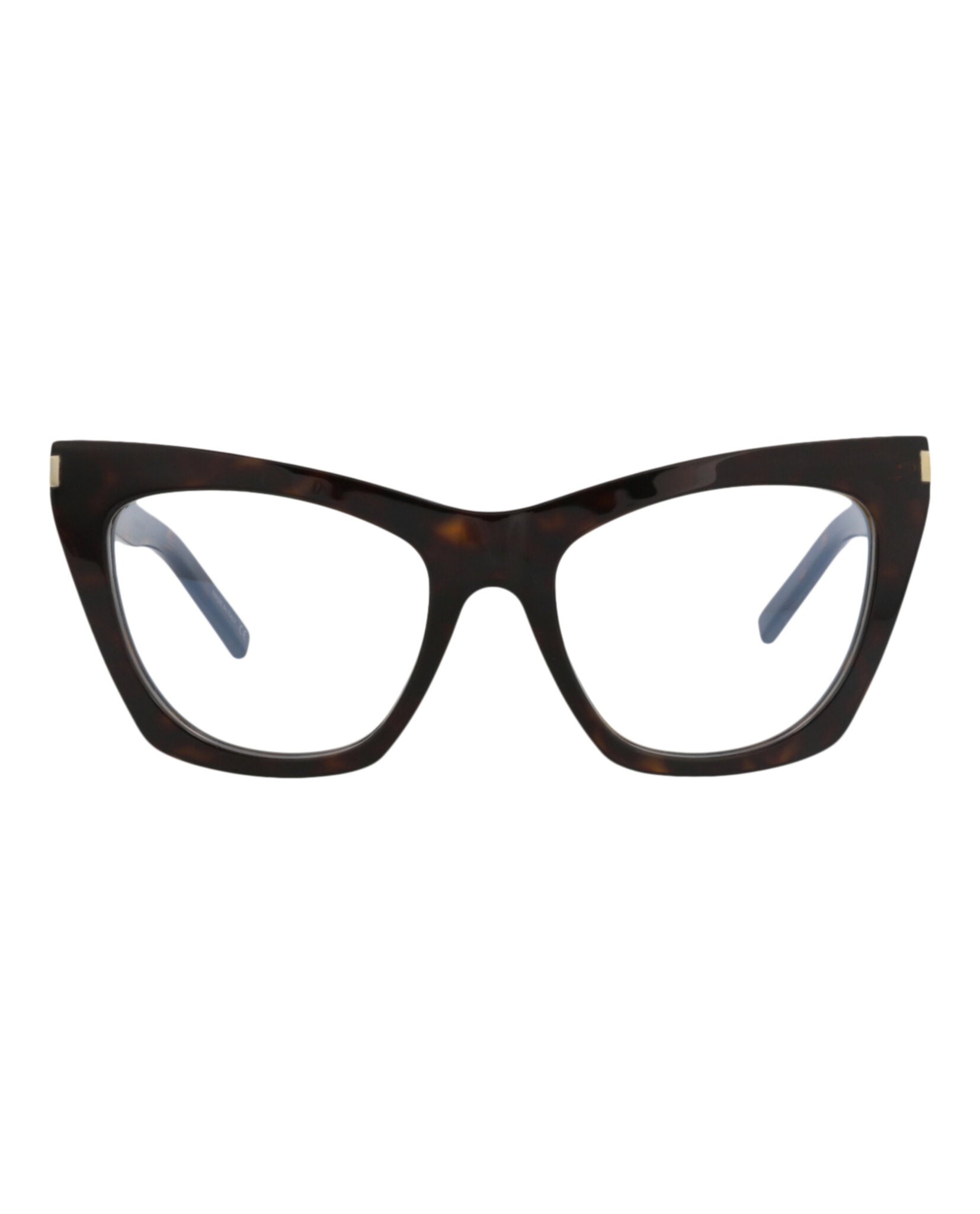 Saint Laurent Saint Laurent Womens Cat Eye Havana Havana Transparent Fashion Designer Eyewear