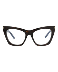 Saint Laurent Saint Laurent Womens Cat Eye Havana Havana Transparent Fashion Designer Eyewear