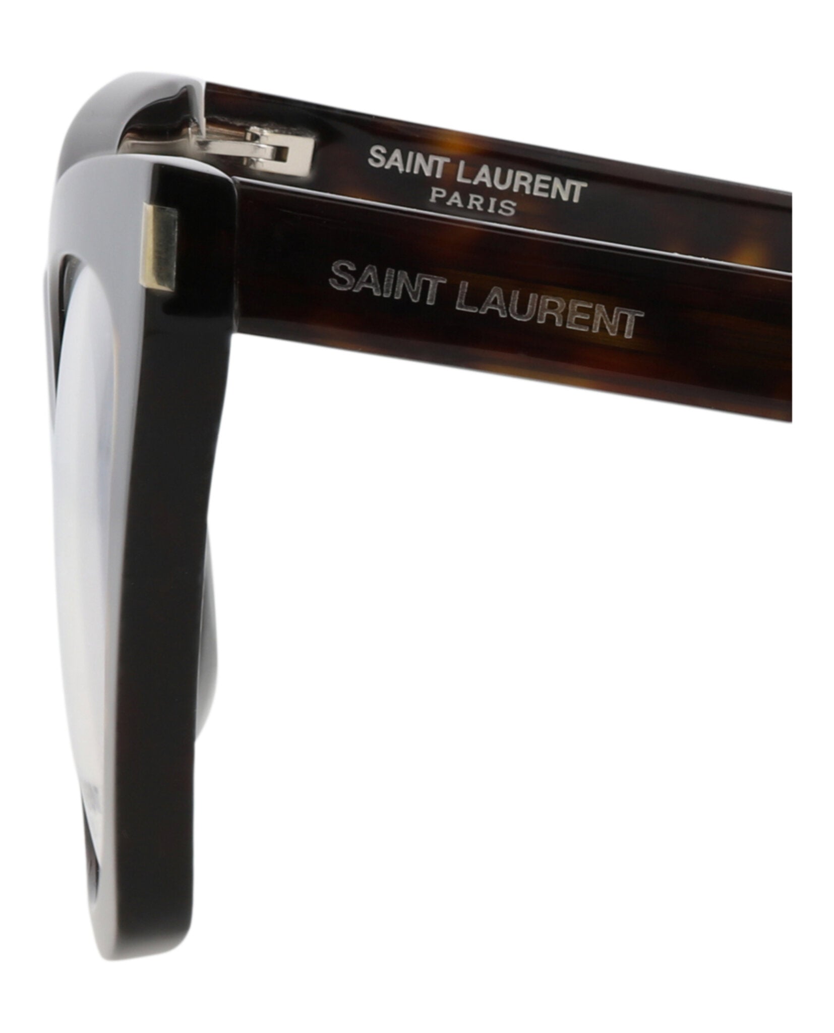 Saint Laurent Saint Laurent Womens Cat Eye Havana Havana Transparent Fashion Designer Eyewear