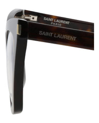 Saint Laurent Saint Laurent Womens Cat Eye Havana Havana Transparent Fashion Designer Eyewear