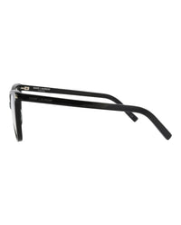 Saint Laurent Saint Laurent Womens Cat Eye Black Black Transparent Fashion Designer Eyewear