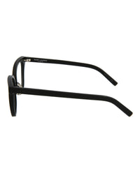 Saint Laurent Saint Laurent Womens Cat Eye Black Black Transparent Fashion Designer Eyewear