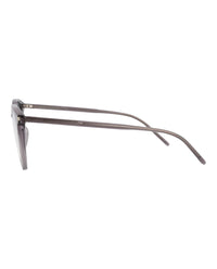 Saint Laurent Saint Laurent Unisex Round/Oval Grey Grey Transparent Fashion Designer Eyewear