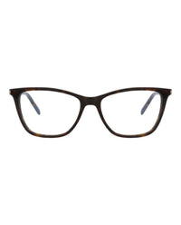 Saint Laurent Saint Laurent Womens Cat Eye Havana Havana Transparent Fashion Designer Eyewear