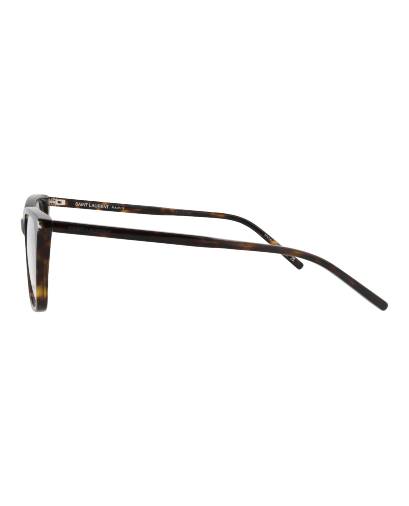 Saint Laurent Saint Laurent Womens Cat Eye Havana Havana Transparent Fashion Designer Eyewear