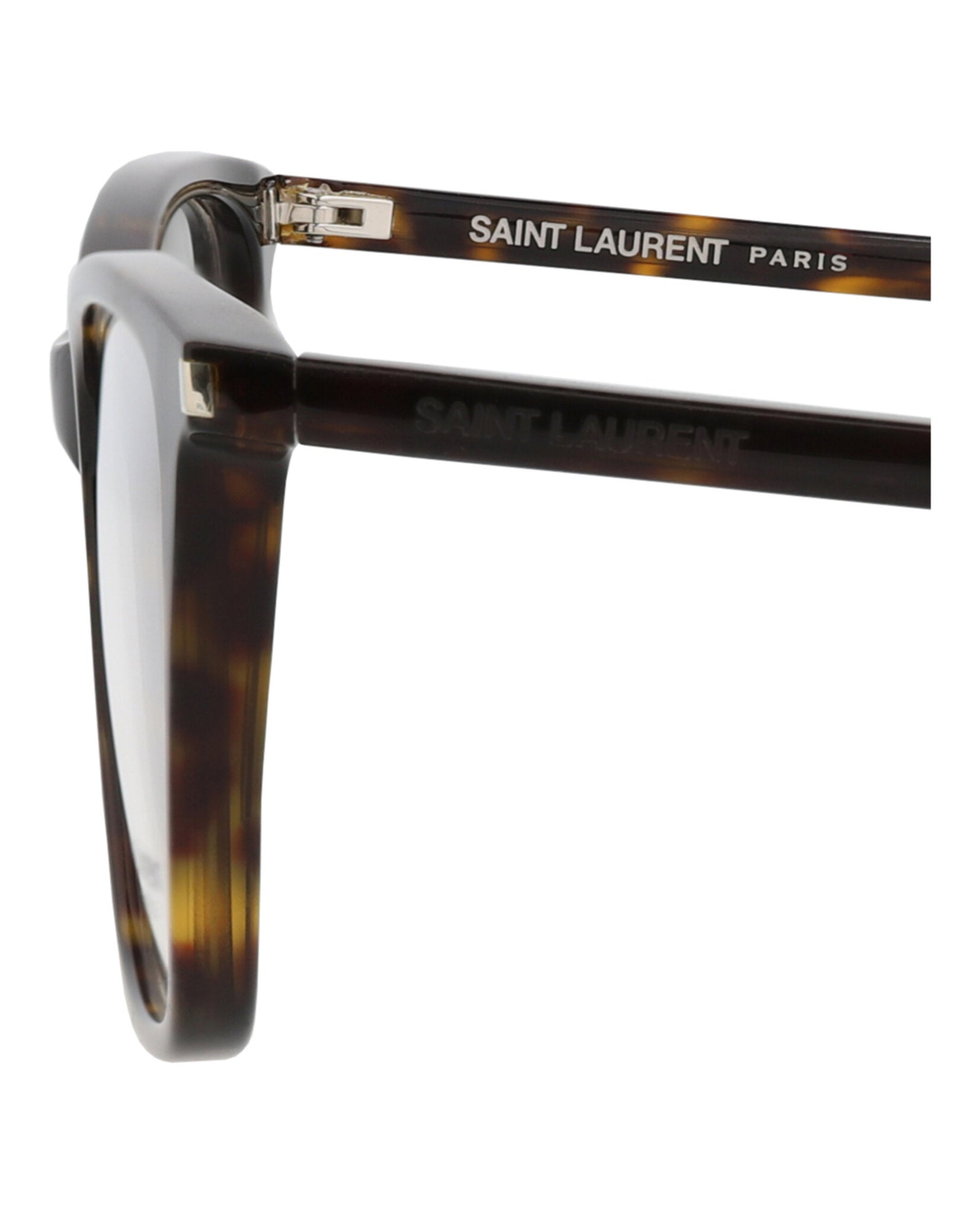 Saint Laurent Saint Laurent Womens Cat Eye Havana Havana Transparent Fashion Designer Eyewear
