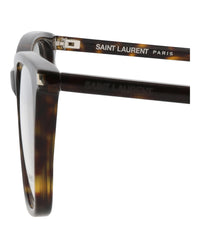 Saint Laurent Saint Laurent Womens Cat Eye Havana Havana Transparent Fashion Designer Eyewear