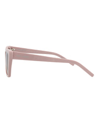 Saint Laurent Womens Cat Eye Pink Pink Brown Fashion Designer Eyewear