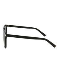 Saint Laurent Mens Square/Rectangle Black Black Grey Fashion Designer Eyewear