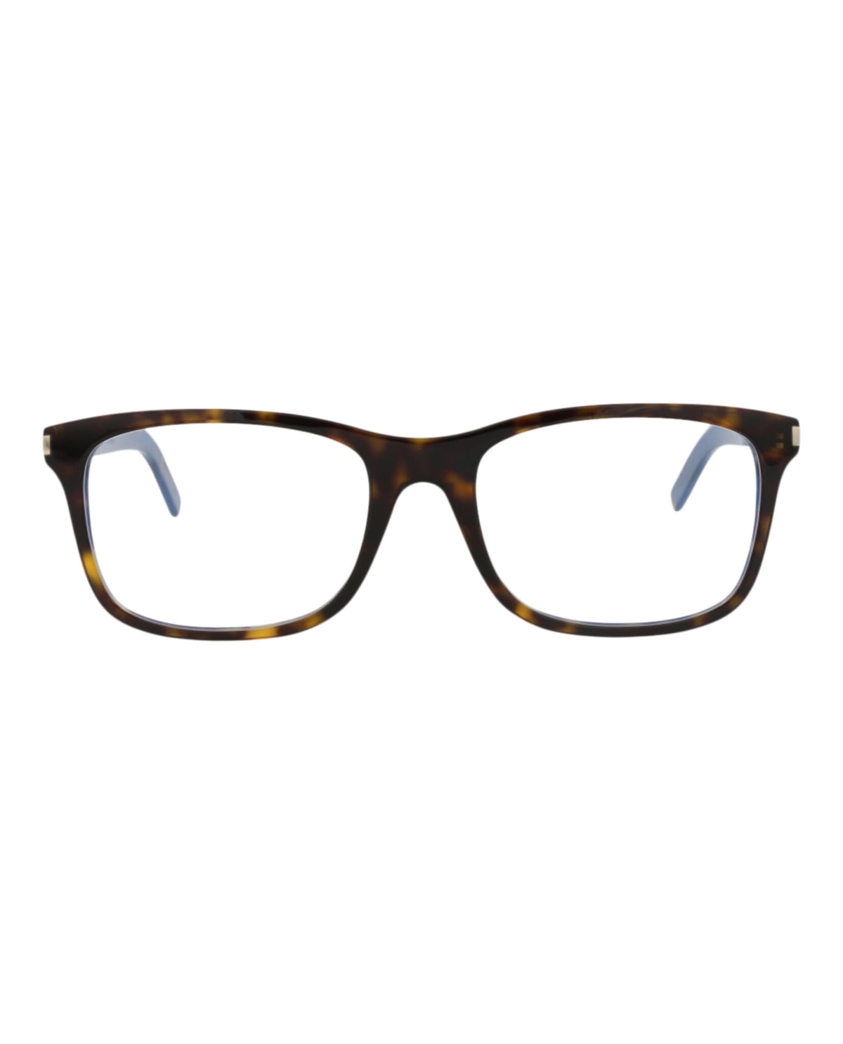 Saint Laurent Unisex Square/Rectangle Havana Havana Transparent Fashion Designer Eyewear